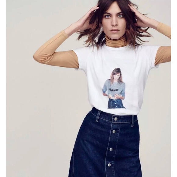 ALEXA CHUNG x AG white/graphic t-shirt 🤍 - Picture 14 of 14